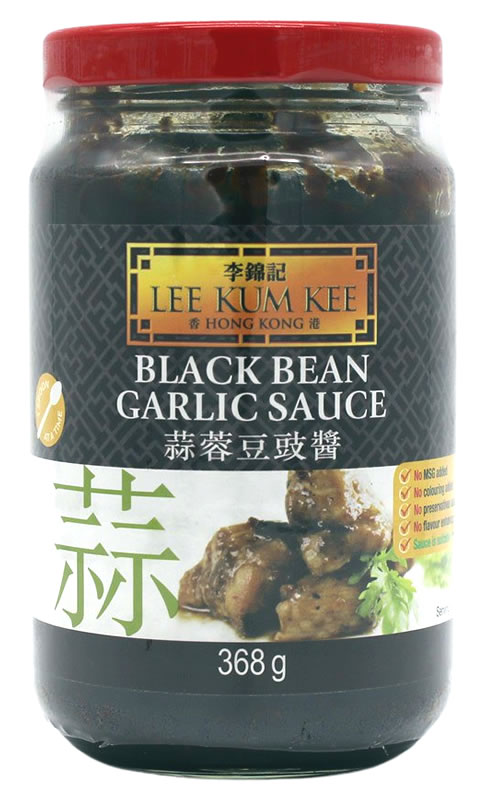 Lee Kum Kee schwarze Bohnen-Knoblauch-Sauce, 368 g