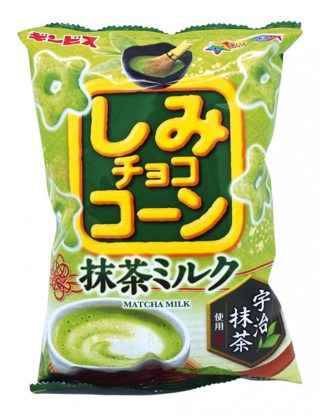 Shimi Choco Corn Matcha Milk Bonbons, 55 g