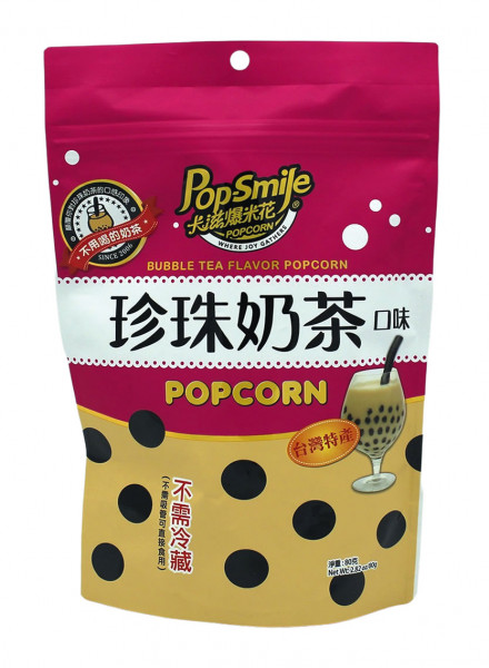 Popcorn Bubble Tee Geschmack, 80 g