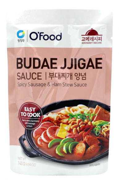 ChungJungOne Budae Jjigae Eintopf Sauce würzige Wurst, 140 g