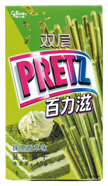 Glico PRETZ Kekssticks Matcha-Vanilla, 45 g