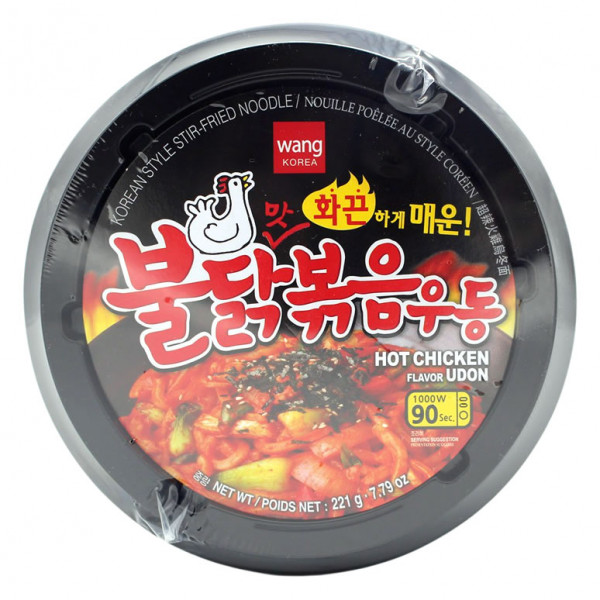 Wang Korea Ramen Hot Chicken mit Udon-Nudeln, 221 g