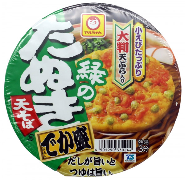 Maruchan Instant Soba Nudeln Midori no Tanuki, 146 g