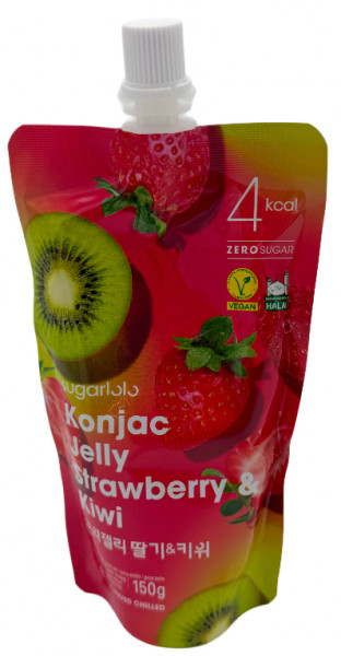Konjac Gelee Erdbeere&Kiwi, 150 g