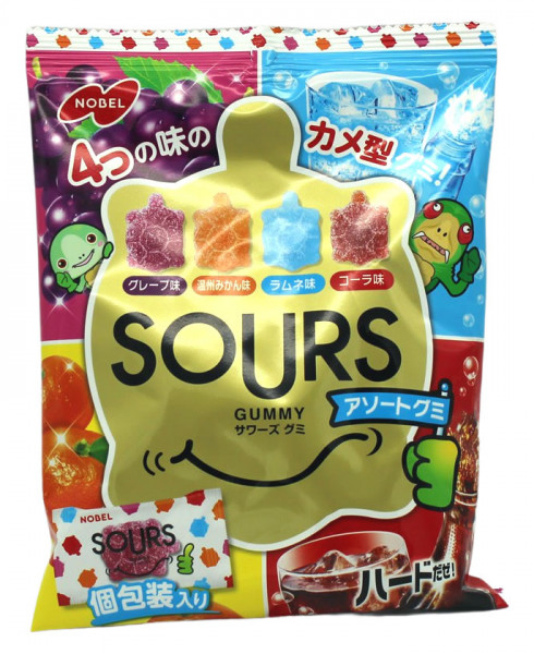 NOBEL Mix saure Fruchtgummis, 100 g