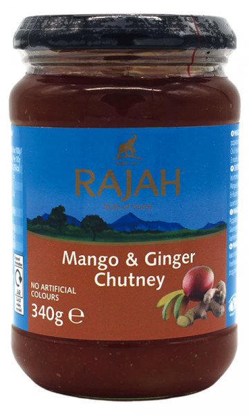 Rajah Mango-Ingwer Chutney, 340 g