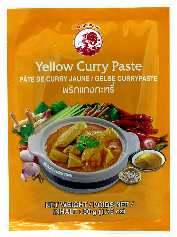 Cock Gelbe Currypaste milde Schärfe, 50 g