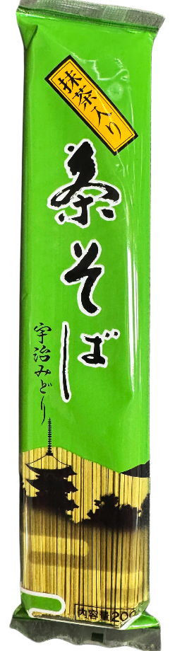 Soba Buchweizennudeln mit grünem Tee, 200 g