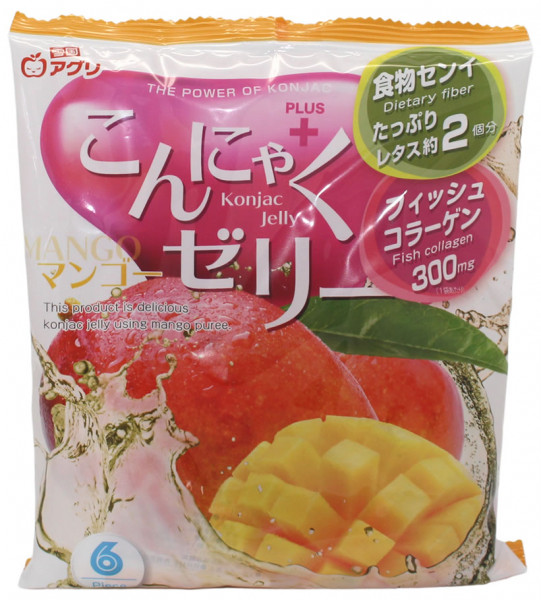 Konjac Gelee Bonbon Mango, 108 g