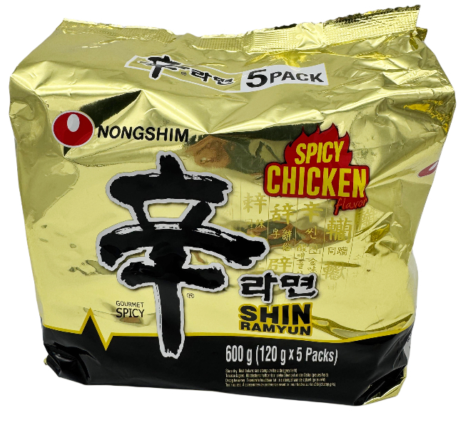 Shin Ramen Hänchen Family Pack, 600 g