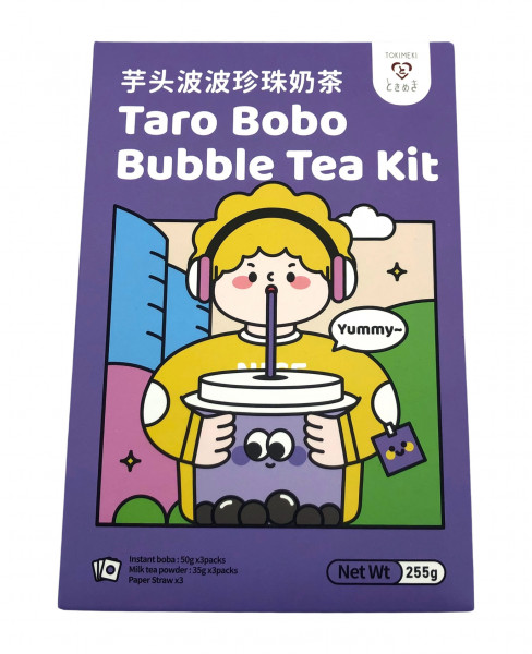 Tokimeki Bubble Tea Kit Taro, 255 g