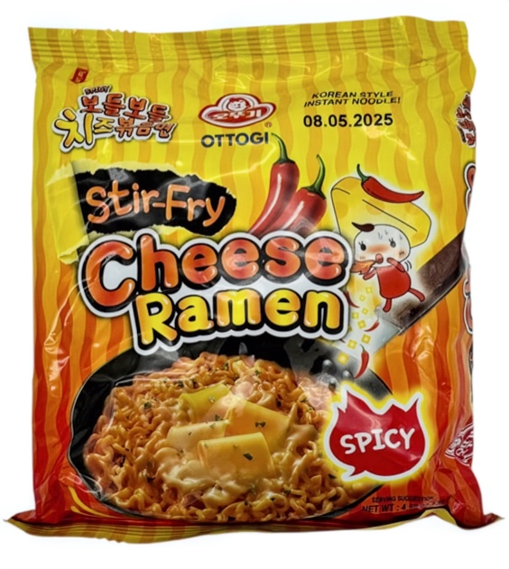 OTTOGI Pfannenkäse-Ramen, scharf, 120 g