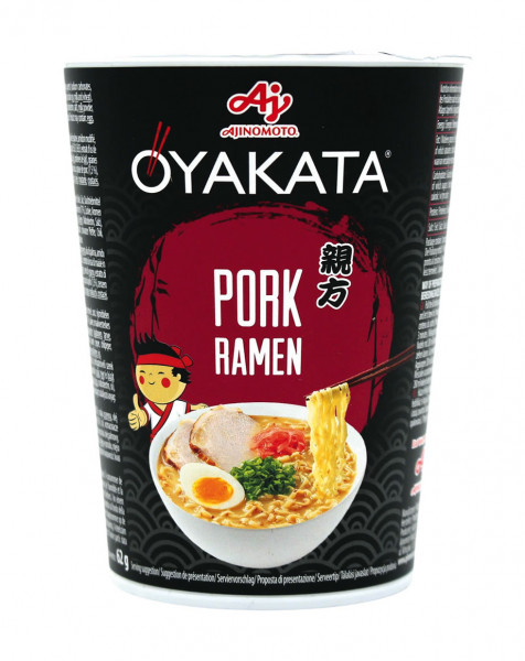 Oyakata Instant Ramen Nudelsuppe mit Schweinfleischgeschmack, 62 g