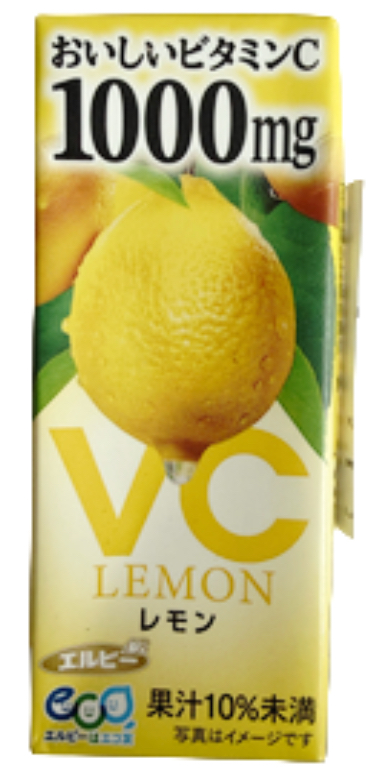 Oishii Bitamin C Lemon (Zitronensaftgetränk mit Vitamin-C-Zusatz), 200 ml