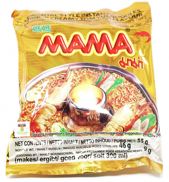 MAMA Instantnudeln Creamy Tomyum Shrimp, 55 g