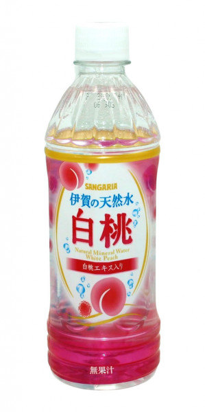 Wasser mit Pfirsich-Geschmack, 500 ml