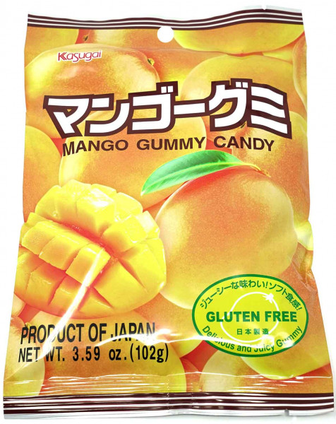 Kasugai Fruchtgummi Mango, 102 g