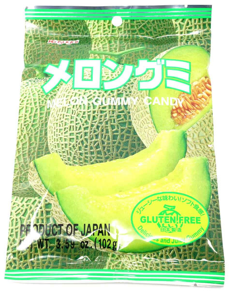 Kasugai Fruchtgummi Melone, 102 g