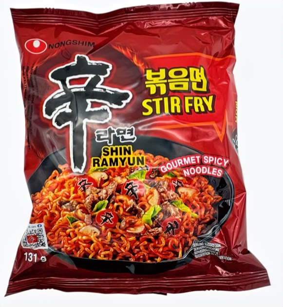 Nongshim Ramen Shin Ramyun Stir Fry süss scharf, 131g