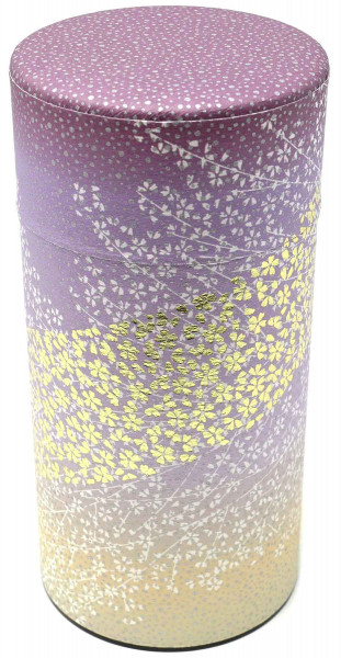 Teedosen-Set grün/violett Sakura, 7,5 x 15,5 cm