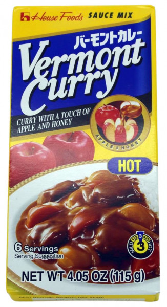 Vermont Currysauce Hot, 6 Portionen, 115 g