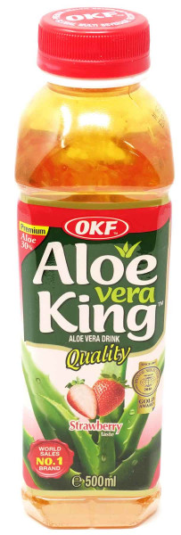 OKF Aloe Vera Getränk Erdbeere, 500 ml