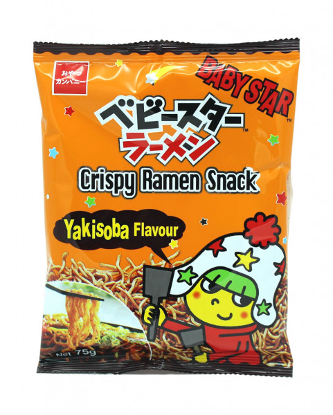 Knusprige Ramen Snack mit Yakisoba-Geschmack, 75 g