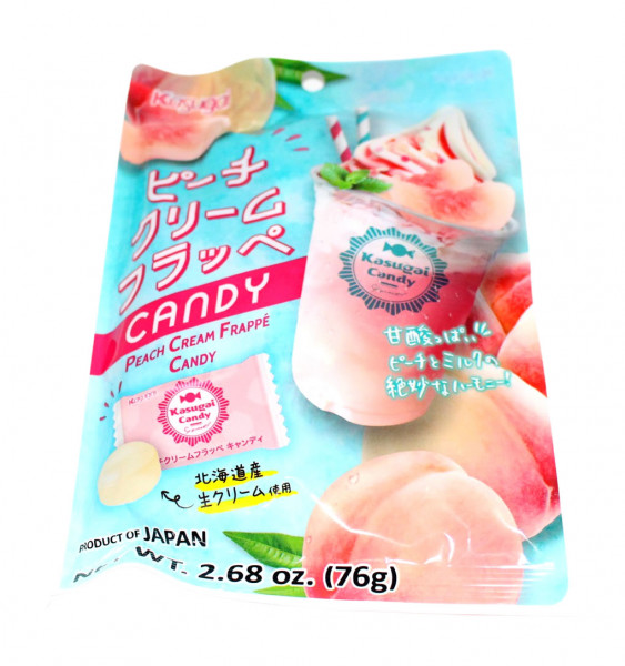 Kasugai Pfirsichcreme Frappe Bonbons, 80 g