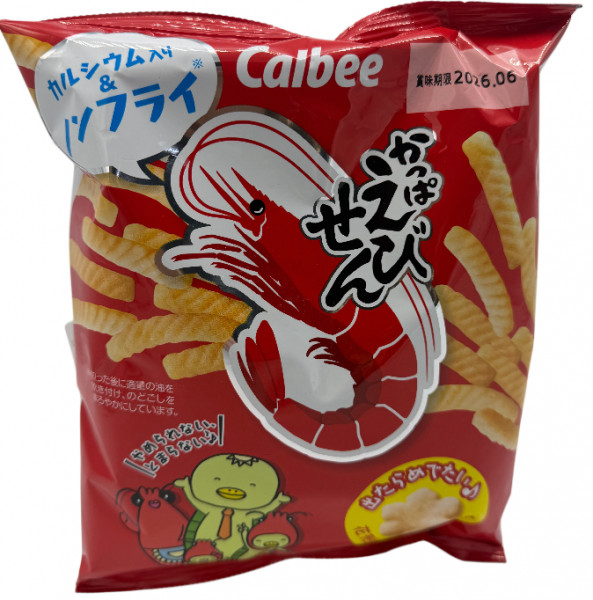 CALBEE, Kappa Ebisen (shrimp snacks), 77 g
