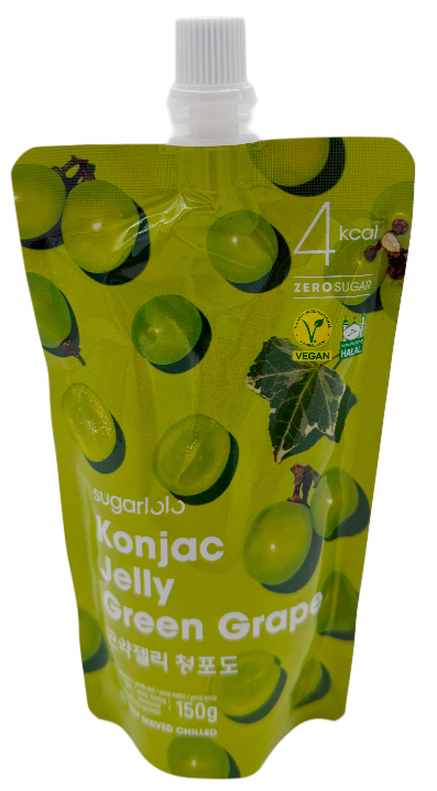 Konjac Gelee Grüne Traube, 150 g