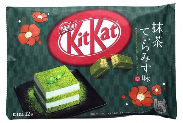 Nestle KitKat Matcha Tiramisu Geschmack Mini, 12x 9,9 g