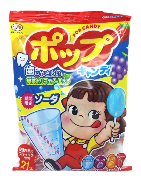 Fujiya Lollipop Candy, 121,8 g