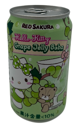 RED SAKURA, Trauben Jelly Boba, 310 ml