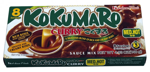 Kokumaro Curry, mittel scharf, 140 g