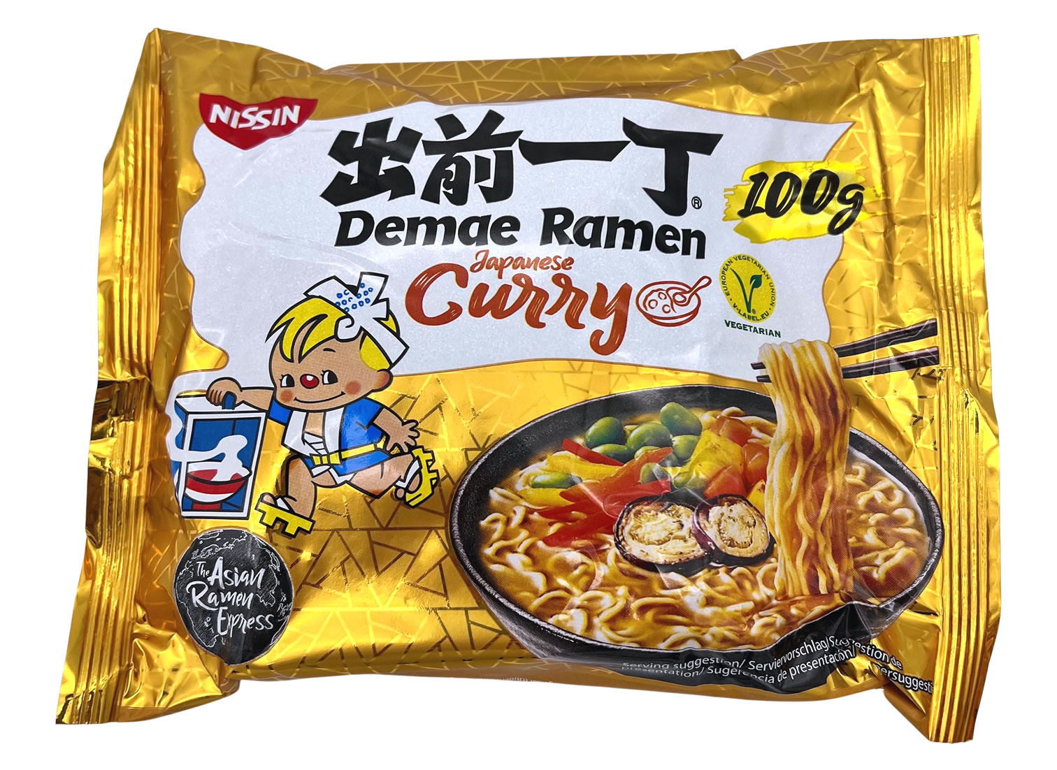 Nissin Demae Ramen Curry, 100 g