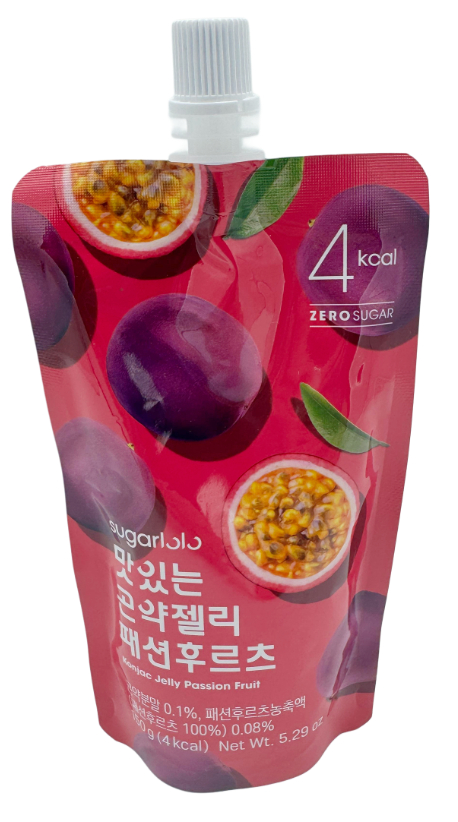 Sugarlolo Konjac Gelee Passionfrucht, 150 g