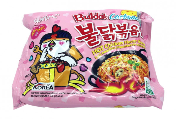 Samyang Hot Chicken Ramen Carbonara, 130 g