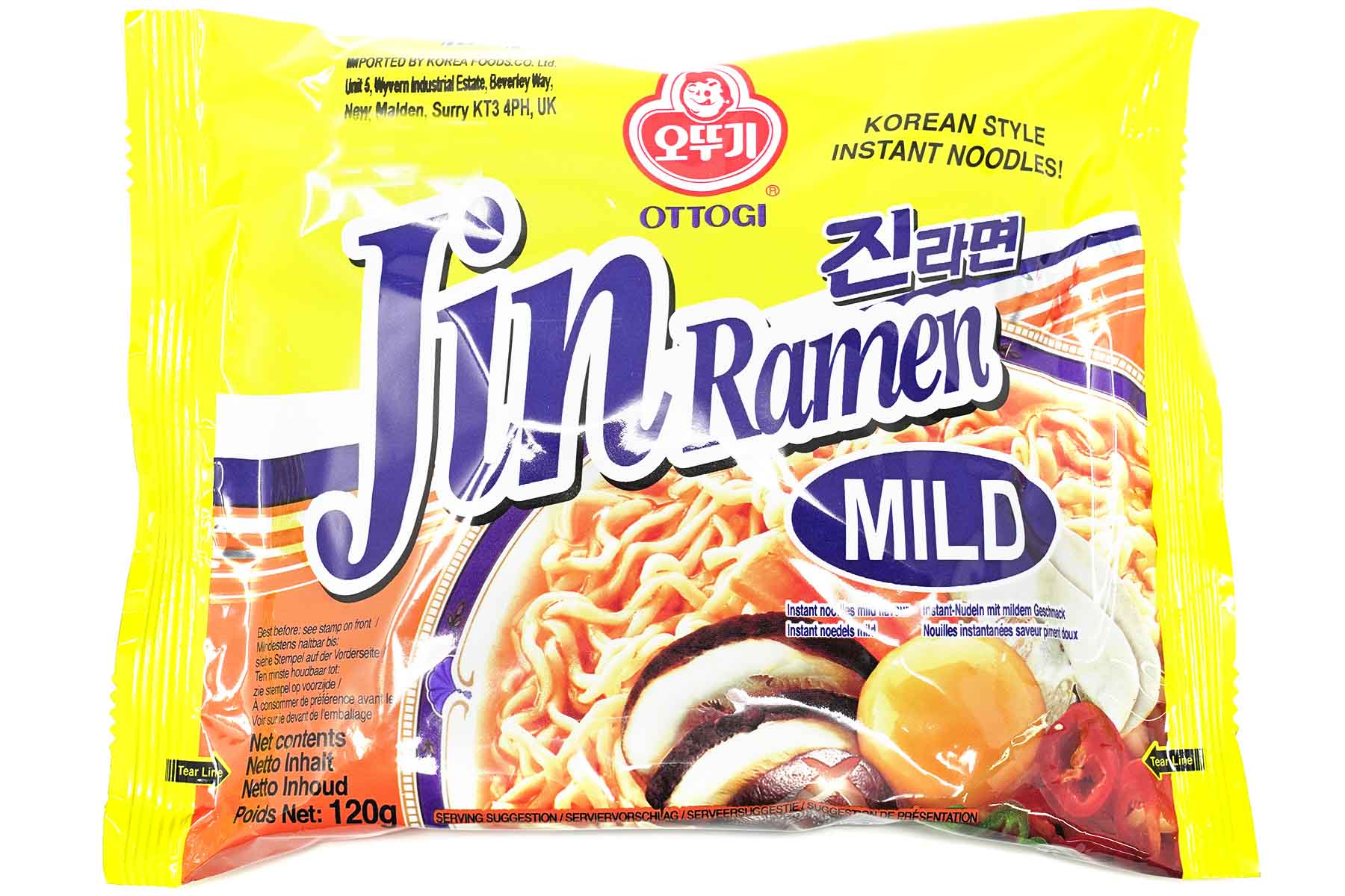 OTTOGI Jin Ramen Mild, 120 g