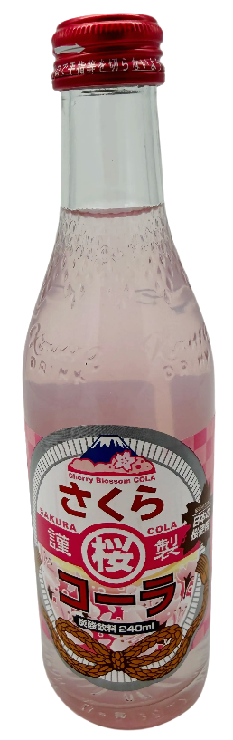 Kimura, Japanisches Erfrischungsgetränk mit Kohlensäure Kirschblütengeschmack, 240 ml