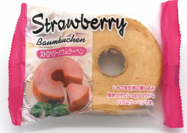 Taiyo Food Erdbeer-Baumkuchen, 80 g