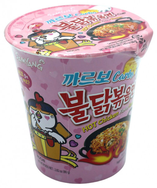 Samyang Hot Chicken Ramen Carbonara Cup, 80 g