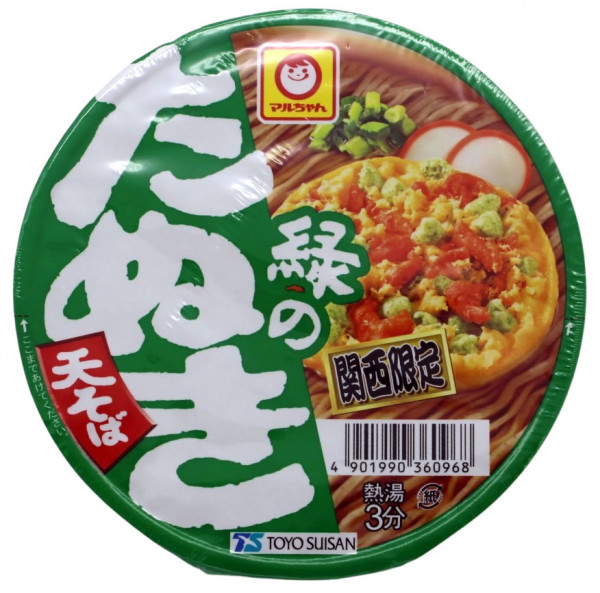 Maruchan Instant Soba Nudeln Midori no Tanuki, 101 g