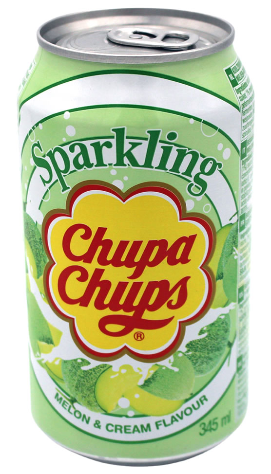 Chupa Chups Sparkling Soda Melonen-Sahne, 345 ml