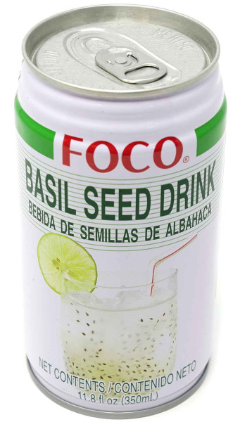 Foco Drink mit Basilikumsamen, 350 ml