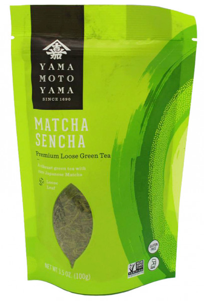 Yamamotoyama grüner Sencha-Tee mit Matcha, 100 g