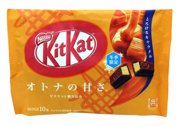 Nestle KitKat Schokolade Karamell, 113 g