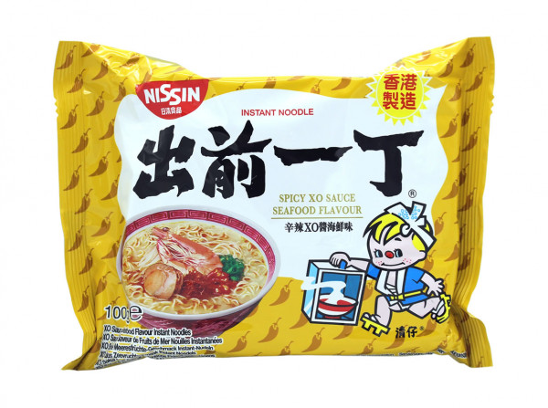 Nissin Instant Nudeln XO Sauce Meeresfrüchte Geschmack, 100 g