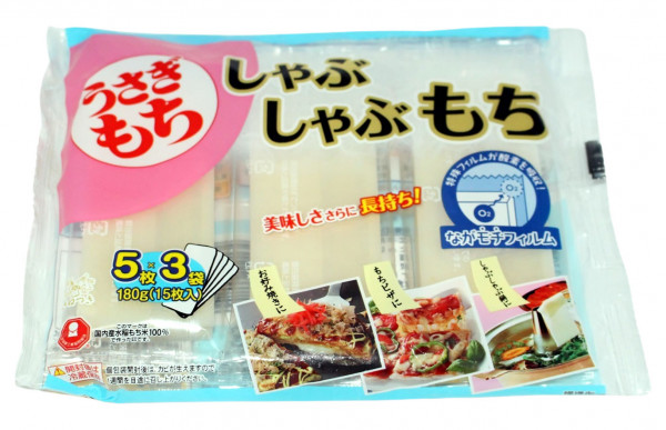 Usagi Mochi-Reiskuchen für Shabu Shabu, 180 g