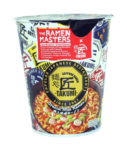 Takumi Instant Cup Nudeln mit Misogeschmack, 74 g