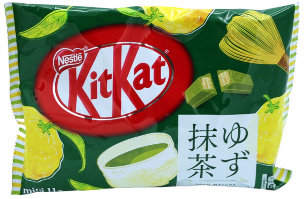 Nestle KitKat Yuzu Matcha Mini, 11x 11,6 g